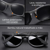 Óculos Bamboo Dark Polarizado
