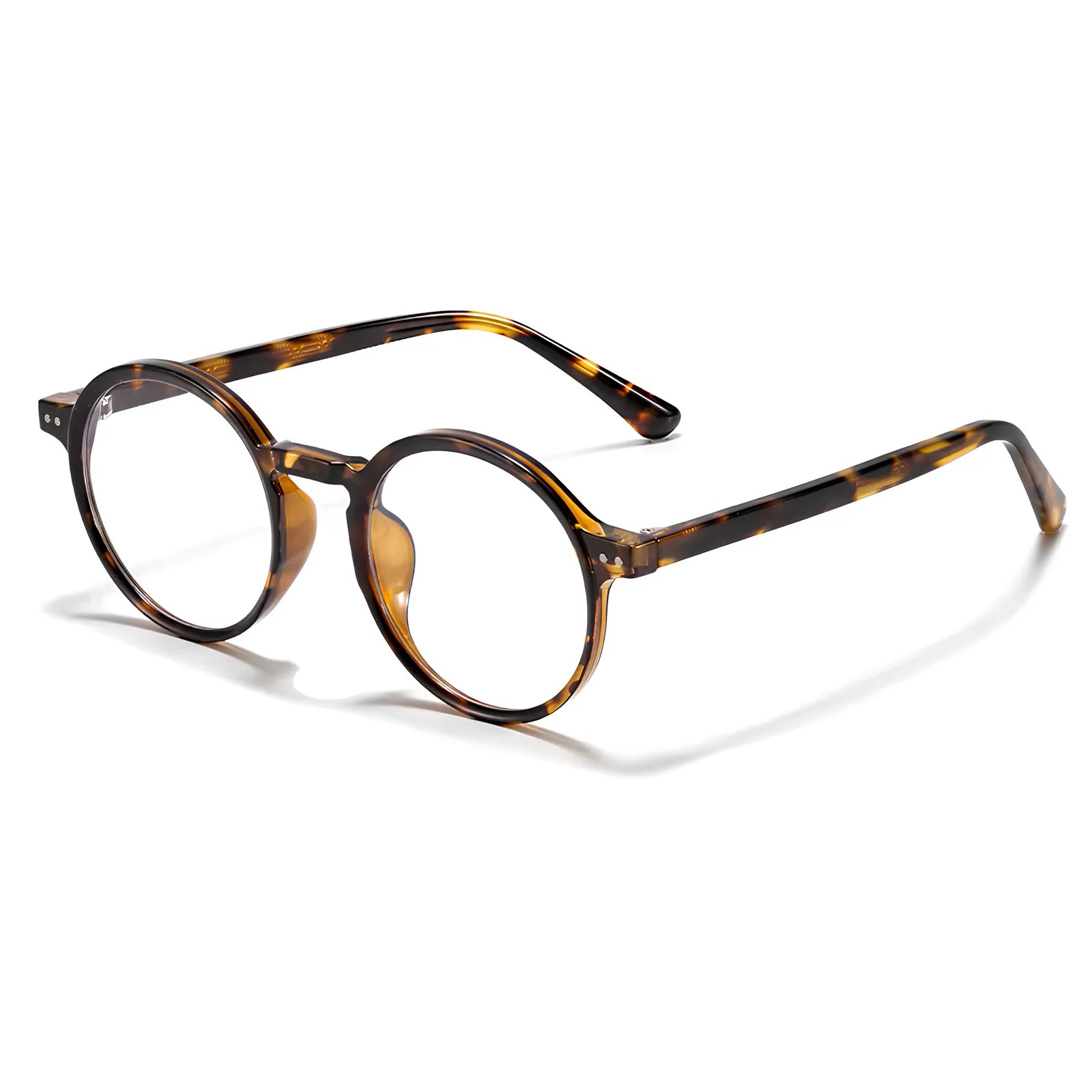 Óculos de grau Flux retrô redondo tartaruga