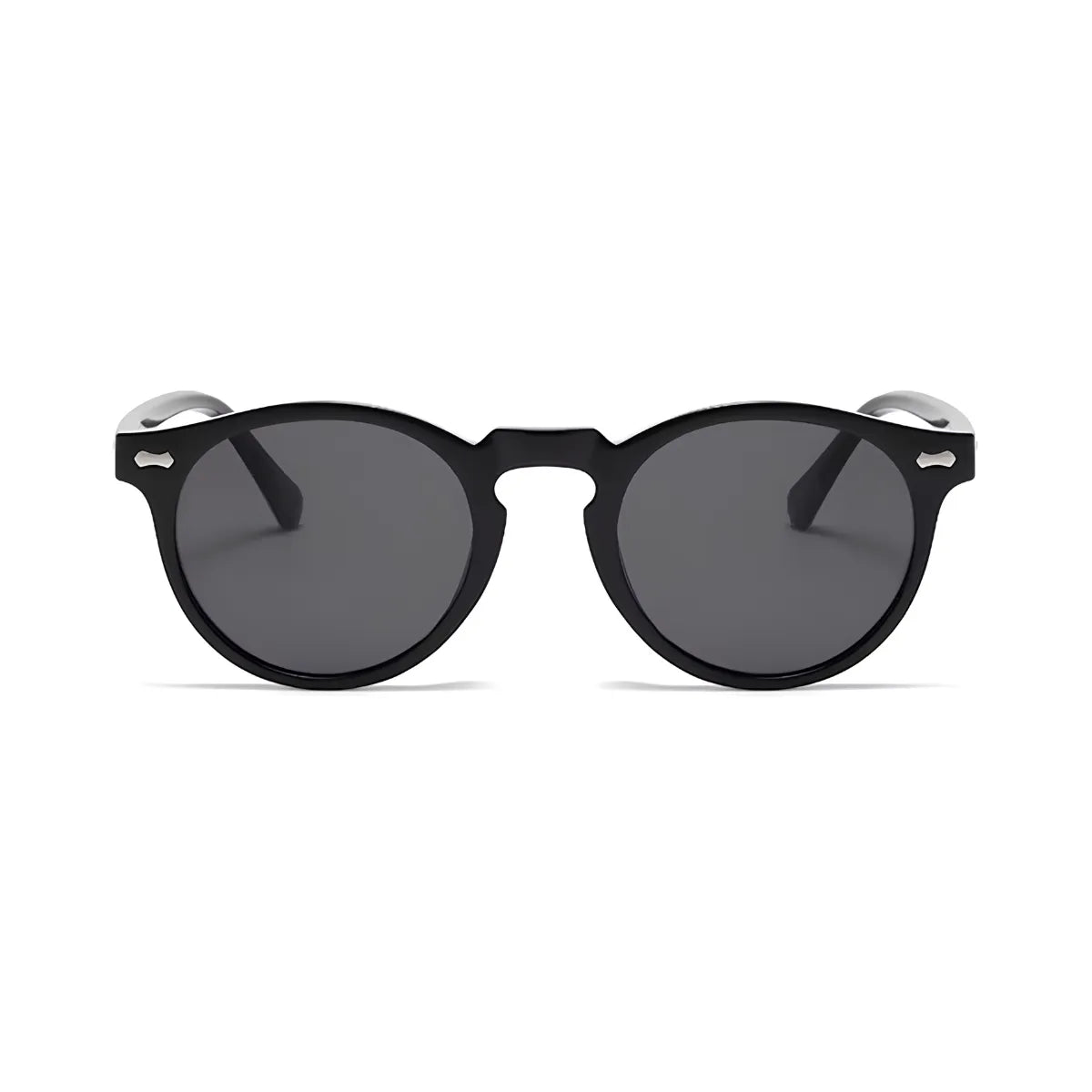 Óculos Ibiza Polarizado – Frontal, Armação Preta com Lentes Cinzas