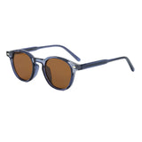 Óculos Ipanema Polarizado – Lateral, Armação Cinza com Lentes Verdes