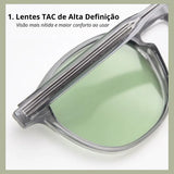 Detalhes das Lentes do Óculos Ipanema Polarizado