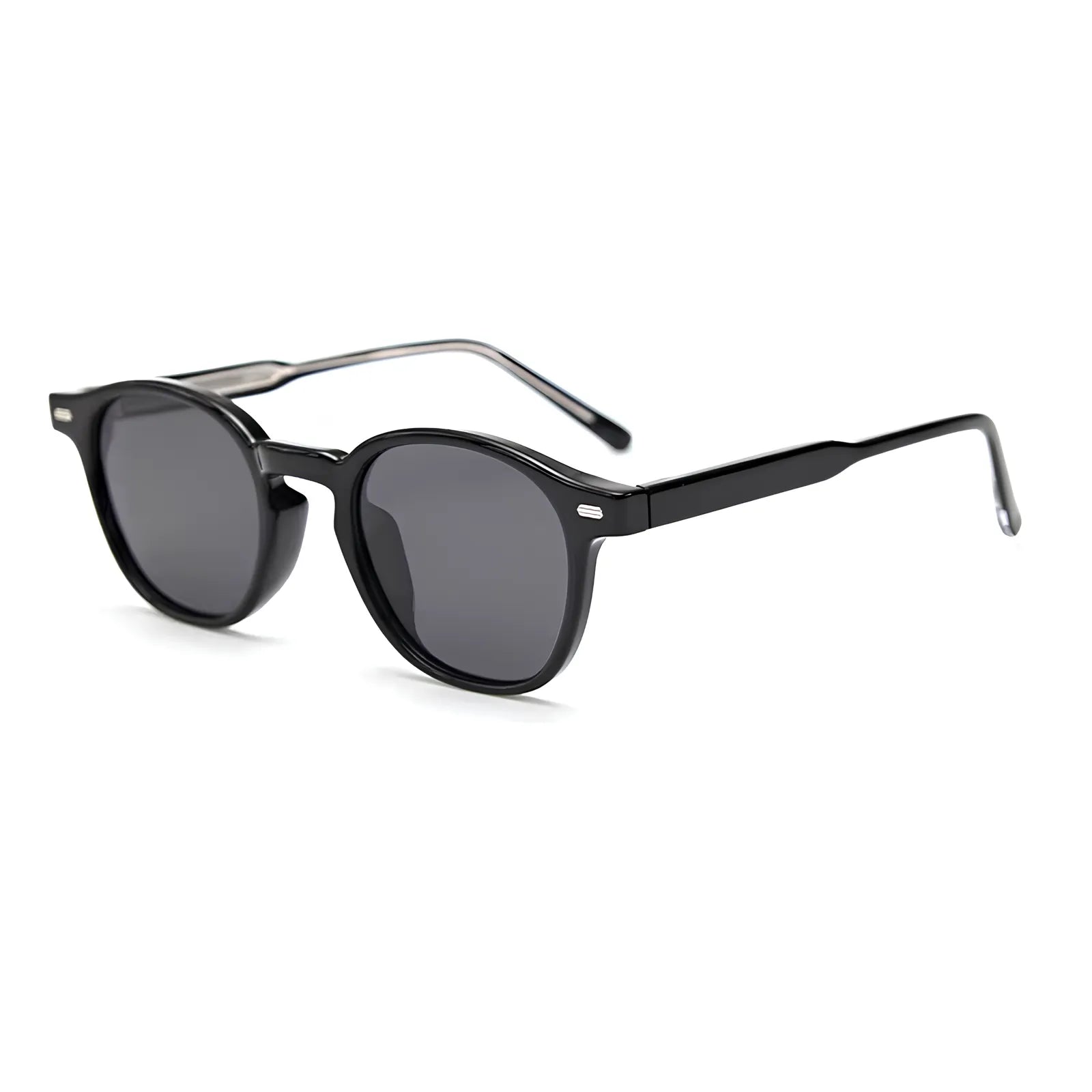Óculos Ipanema Polarizado – Lareral, Armação Preta com Lentes Cinzas