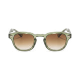Óculos Maresias – Frontal, Armação Verde Oliva com Lentes Marrons