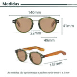 Medidas do Óculos Cannes Polarizado UV400
