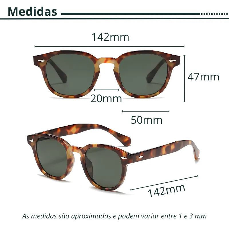 Medidas do Óculos Riviera UV400