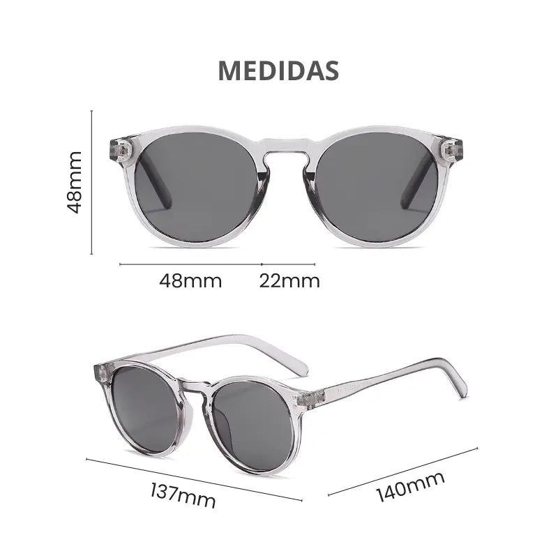 Medidas do Óculos Vintage Lud