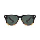 Óculos Aster Polarizado UV400 - Frontal - Armação Havana com Lentes Verdes
