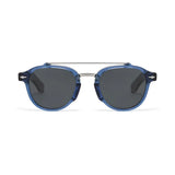 Óculos Cannes Polarizado Azul com Lentes Cinzas Visto de Frente