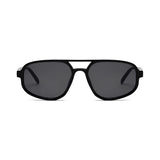 Óculos Essenza – Frontal, Armação Preta com Lentes Cinzas