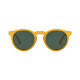 Óculos Ibiza Polarizado – Frontal, Armação Amarela com Lentes Verdes