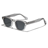 Óculos Maresias – Lateral, Armação Cinza com lentes Cinzas