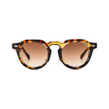 Óculos Positano – Frontal, Armação Leopardo com Lentes Marrons