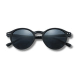 Óculos Rio Polarizado – frontal, armação preta com lentes cinzas