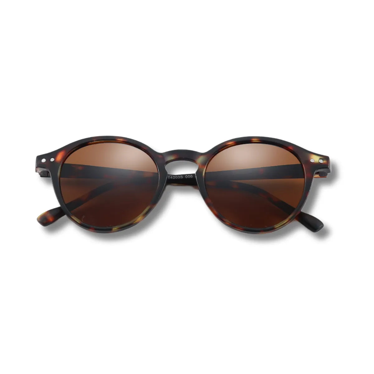Óculos Rio Polarizado – frontal, armação tartaruga com lentes marrons