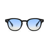 Óculos Riviera UV400 Preto com Lentes Azuis Visto de Frente