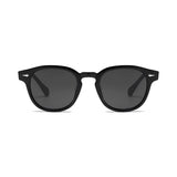 Óculos Riviera UV400 Preto com Lentes Cinzas Visto de Frente