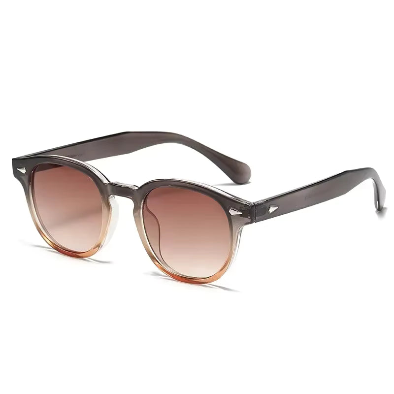 Óculos Riviera UV400 Marrom com Lentes Marrons Visto de Lado