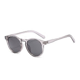 Óculos Vintage Lud – Lateral, Armação Cinza Com Lentes Cinzas