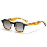 Óculos de sol Sancho retrô quadrado Tropical laranja