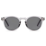 Óculos Vintage Lud – Frontal, Armação Cinza Com Lentes Cinzas